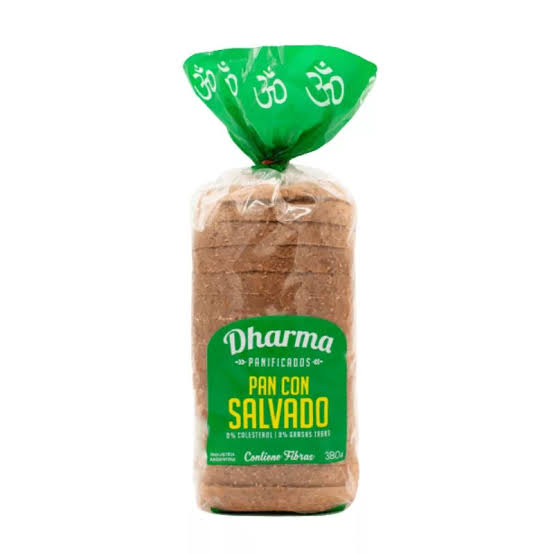 PAN LACTAL DHARMA 380 GRS  C/SALVADO   O % COLESTEROL